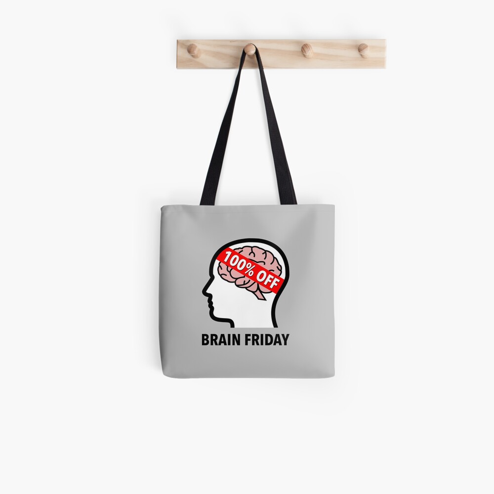 Brain Friday - 100% Off All-Over Graphic Tote Bag product image
